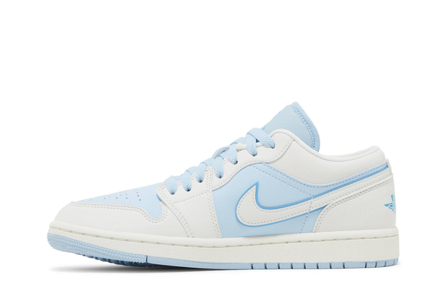 ( Women ) Air Jordan 1 Low SE Reverse Ice Blue DV1299-104