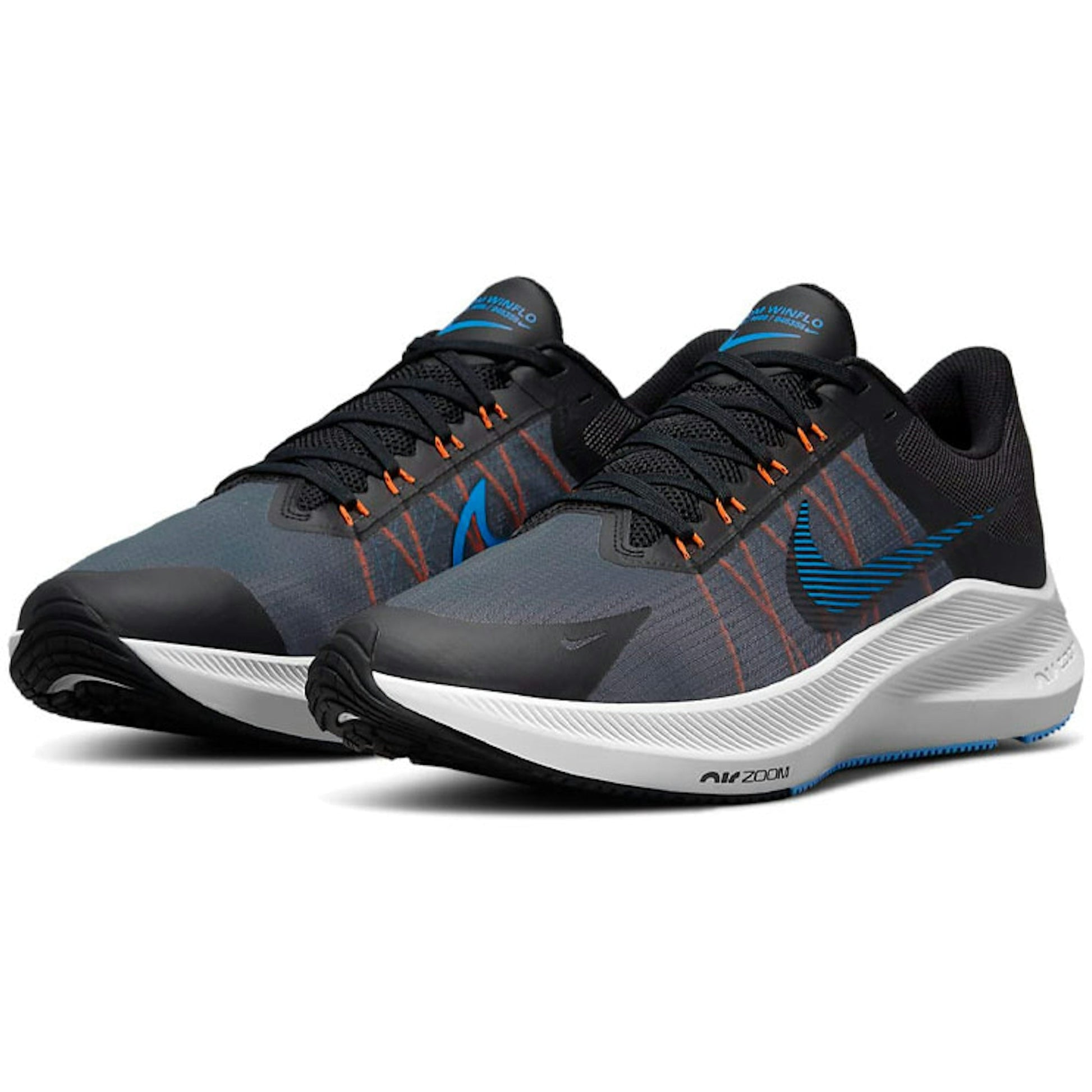 Nike Air Zoom Winflo 8 'Black Gray Blue' CW3419-007