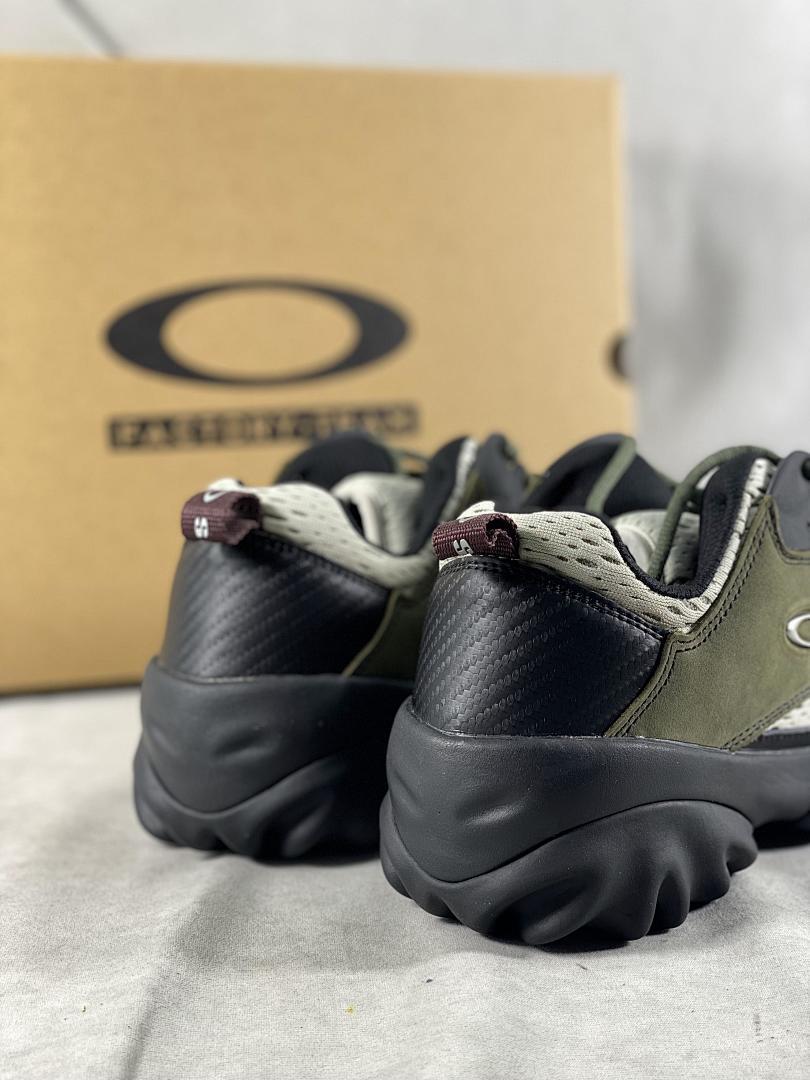Oakley Factory Team Flesh Dark Olive Black Cream Y2K Chunky Lifestyle Sneakers Shoes