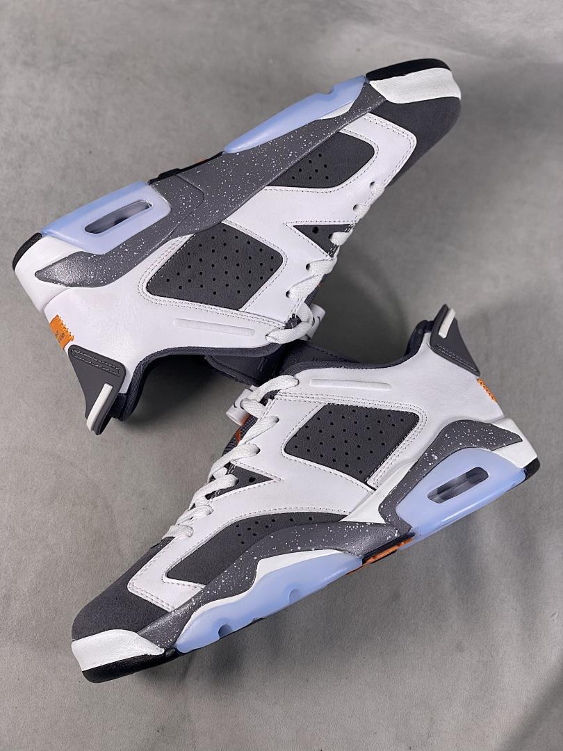Nike Air Jordan 6 Low PSG Paris Saint-Germain Arctic Grey White Infrared 23 Men's Sneakers DR0151-107