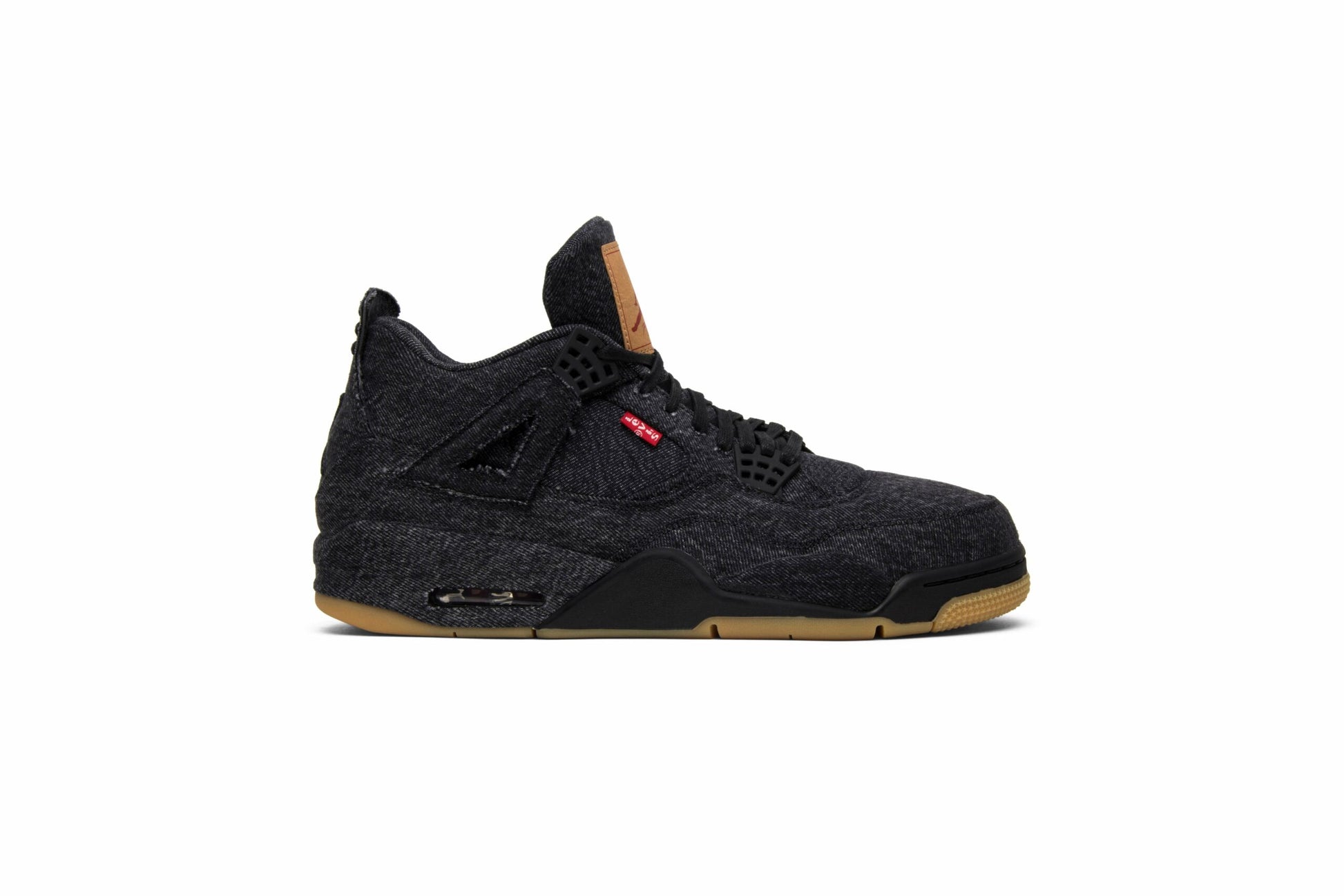 Levis X Air Jordan 4 Retro Black Denim ( Blank Tag ) AO2571-001