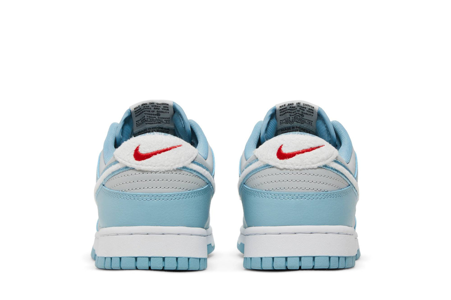 Nike Dunk Low Retro Fleece Swoosh Worn Blue FB1871-011