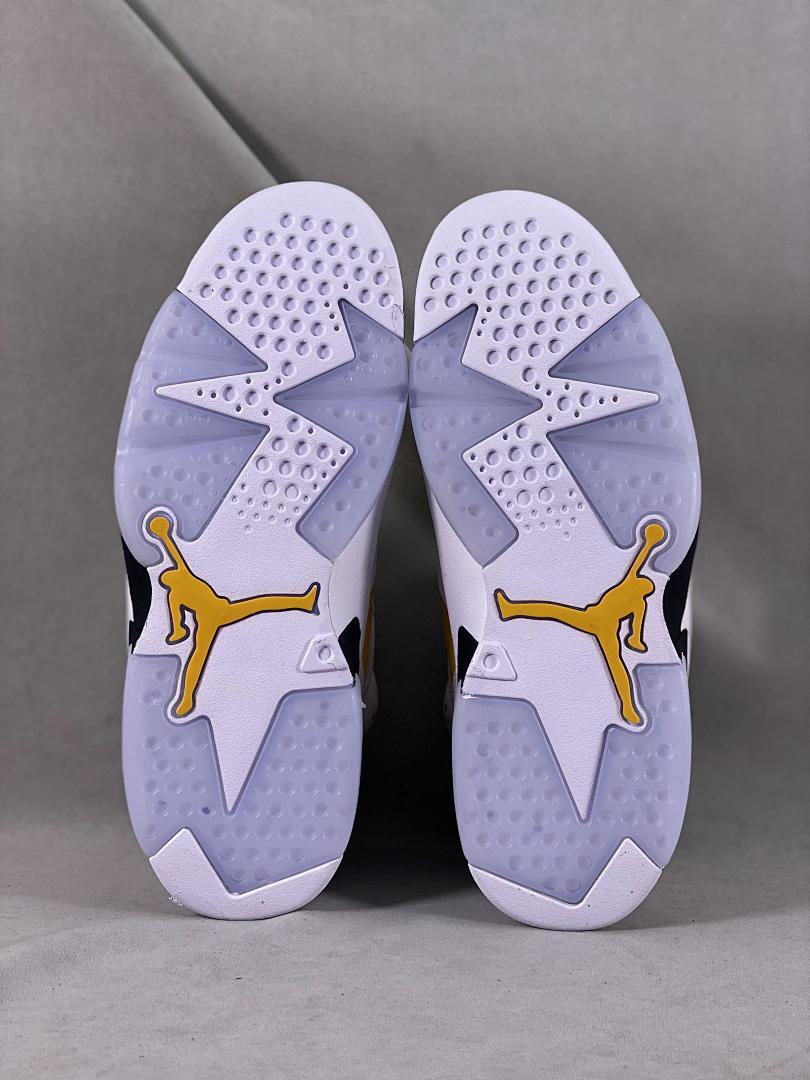 Nike Air Jordan 6 Retro University Gold White Black Yellow Sneakers CT8529-170