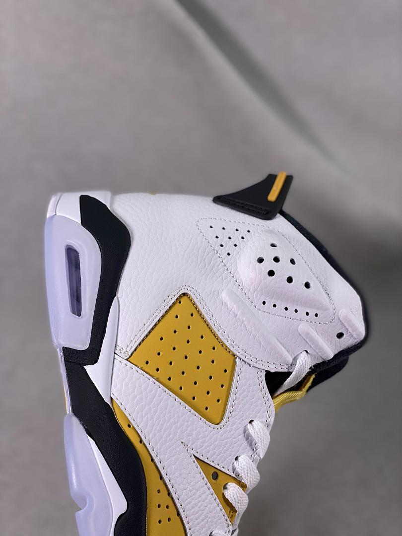 Nike Air Jordan 6 Retro University Gold White Black Yellow Sneakers CT8529-170
