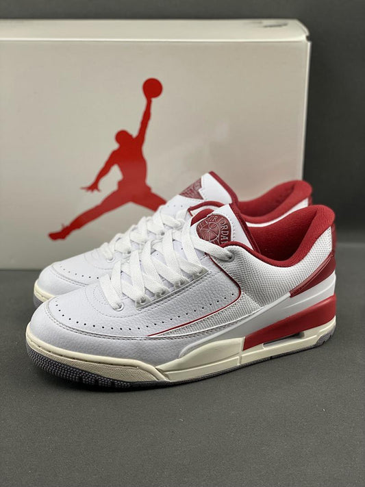 Nike Air Jordan 2 Low Cherry White Varsity Red Sneakers DV9956-106