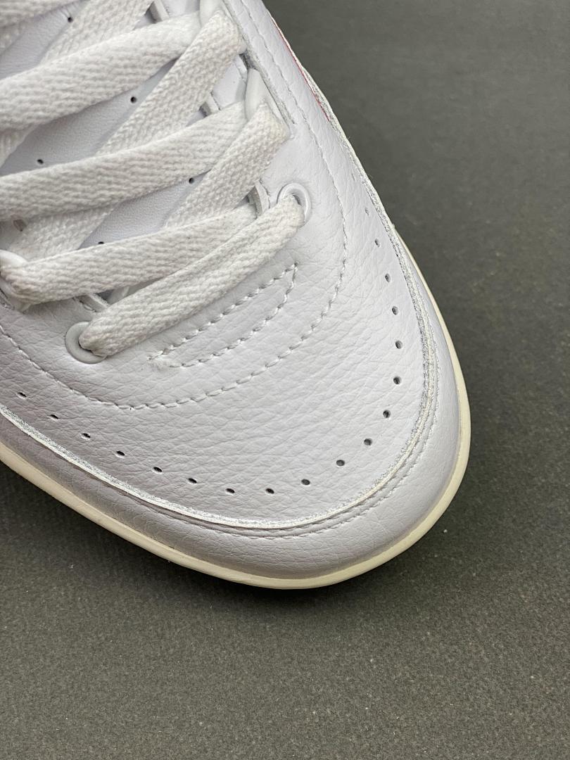 Nike Air Jordan 2 Low Cherry White Varsity Red Sneakers DV9956-106