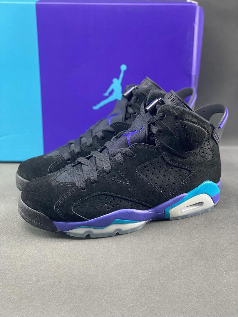 Nike Air Jordan 6 Retro Aqua Black Dark Concord Aqua Tone CT8529-004