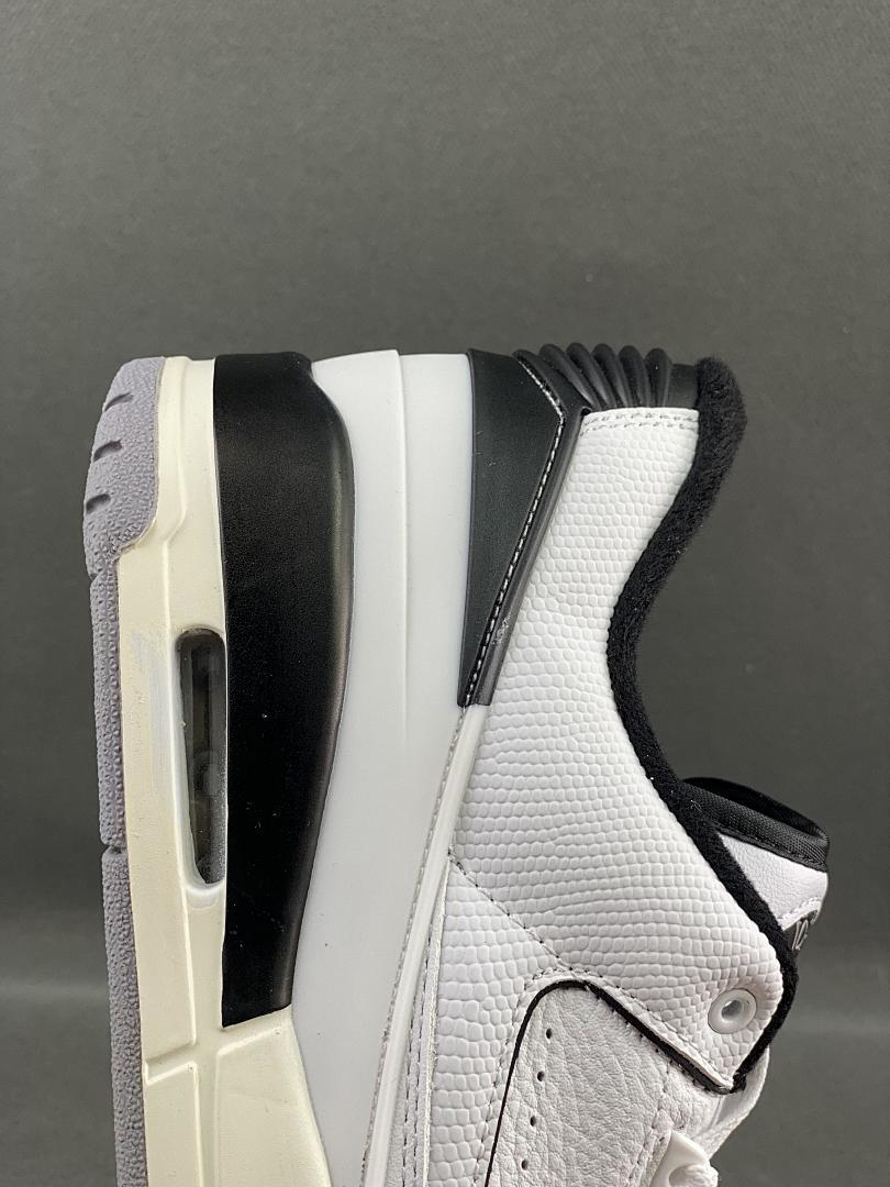 Nike Air Jordan 2 Low White Black Sail DV9956-101 Men's Women's Classic Retro Sneakers