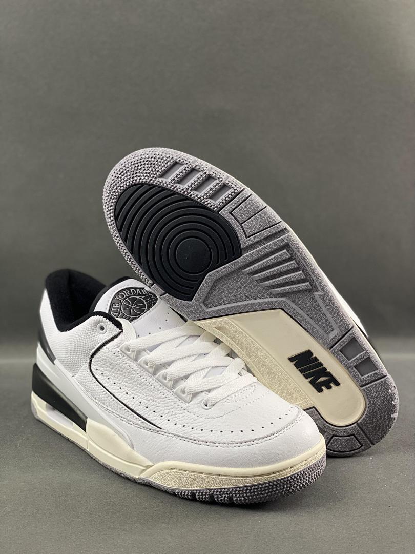 Nike Air Jordan 2 Low White Black Sail DV9956-101 Men's Women's Classic Retro Sneakers