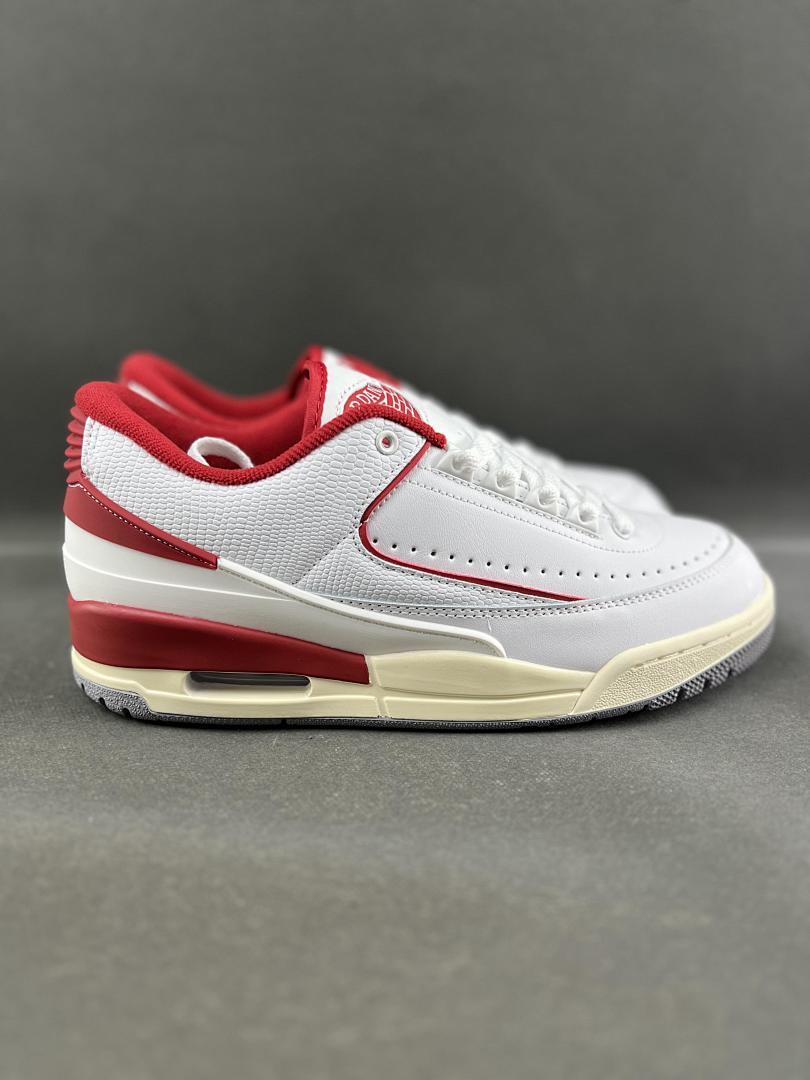 Nike Air Jordan 2 Retro Low Cherry White Cherrywood Red Sail DV9956-106