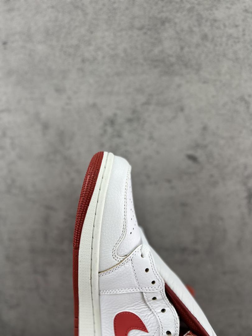 Nike Air Jordan 1 Low White Red Sneakers 553558-118