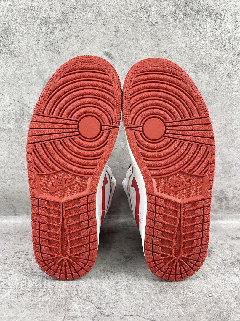 Nike Air Jordan 1 Low White Red Sneakers 553558-118
