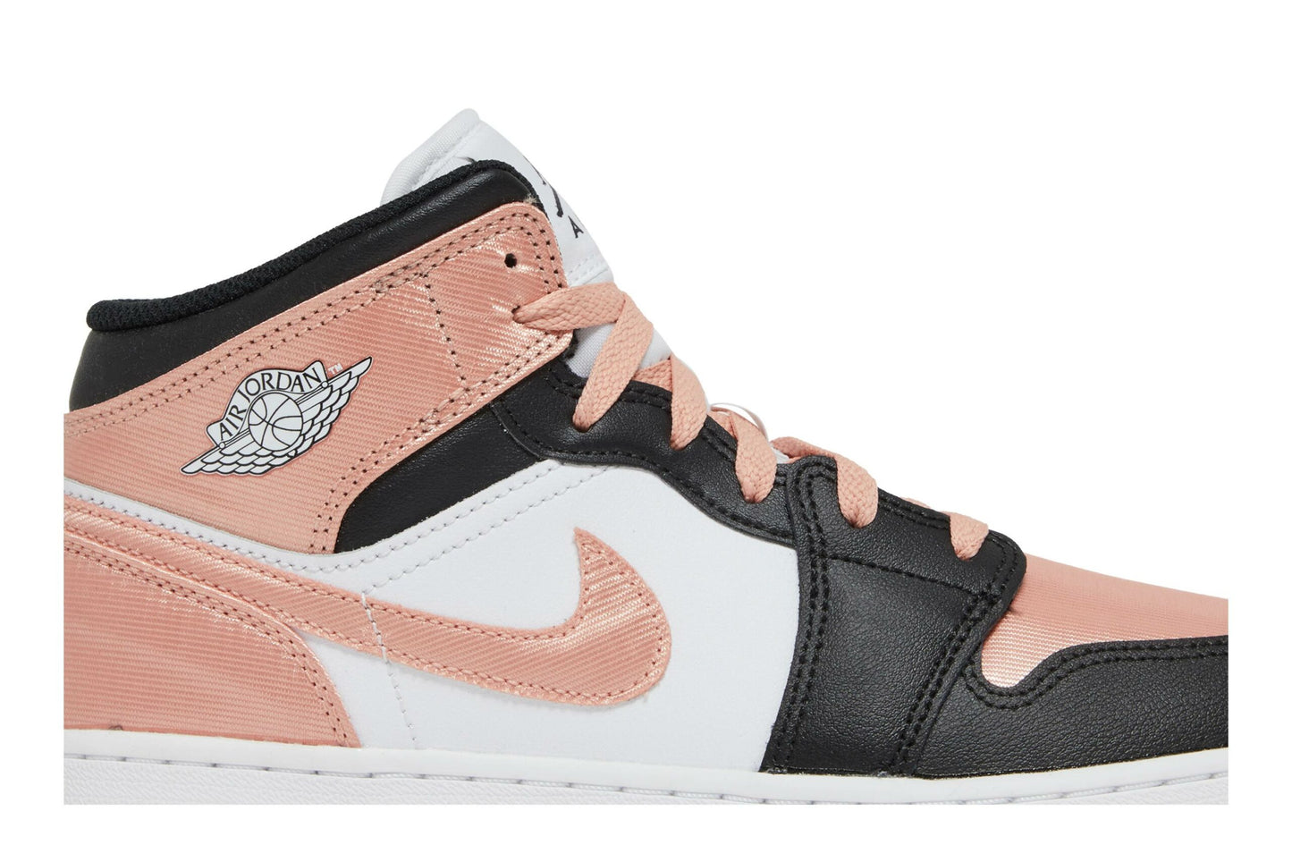 ( Grade School ) Air Jordan 1 Mid 'White Light Madder Root' DM9077-108