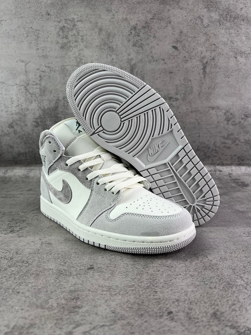 Air Jordan 1 High OG "Stealth" Grey White Men's Sneakers 555088-037