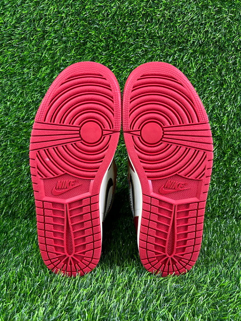 Nike Air Jordan 1 Retro High OG Union LA Varsity Red Red Toe BV1300-106 Men's Sneakers