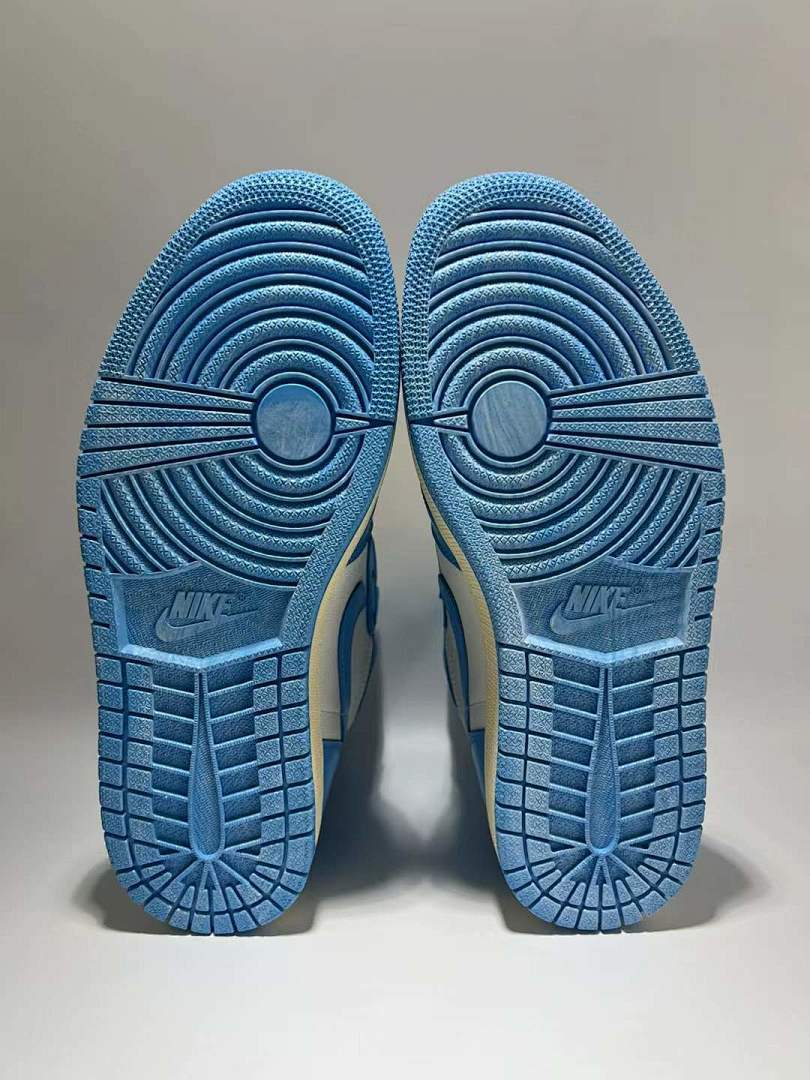 Nike Air Jordan 1 Retro High OG University Blue White Sail Vintage Exposed Foam Tongue Sneakers