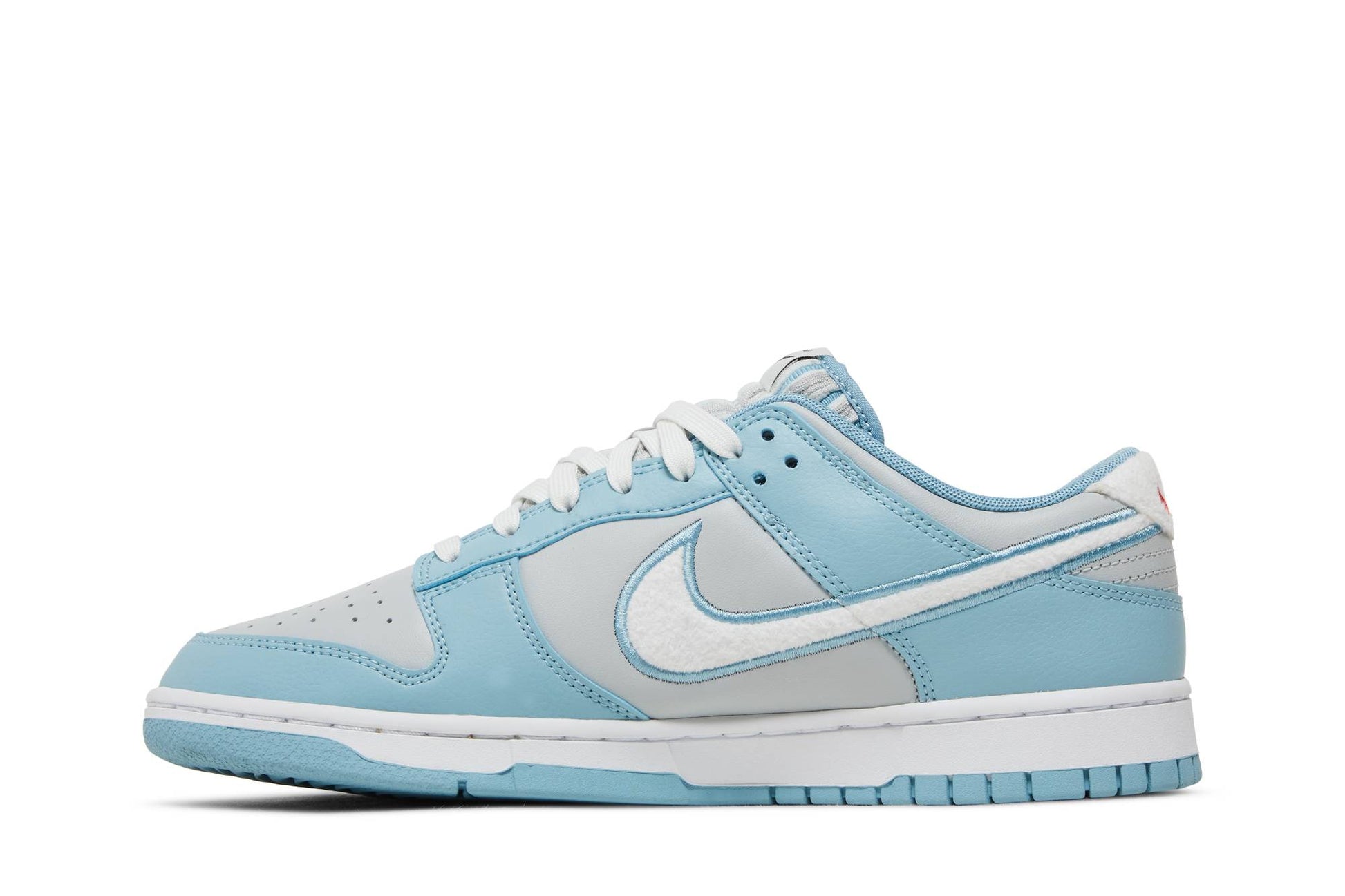 Nike Dunk Low Retro Fleece Swoosh Worn Blue FB1871-011