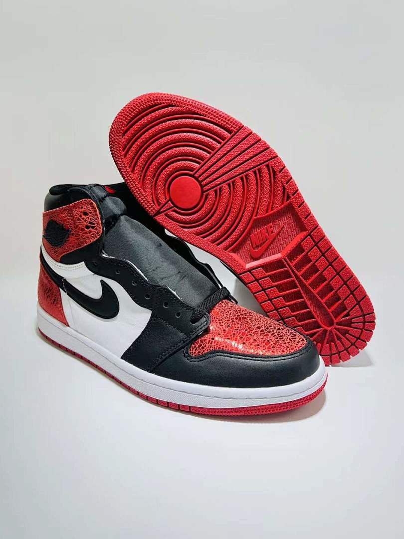 Nike Air Jordan 1 Retro High OG 'Origin Story' (Spider-Man) 555088-602 Men's Basketball Shoes Red Black White Sneakers