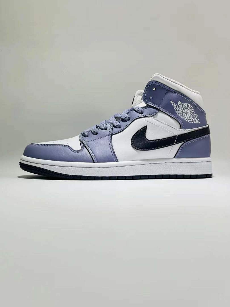 Nike Air Jordan 1 Mid SE Purple Dust White Light Lilac Lavender Sneakers Shoes DX4376-100