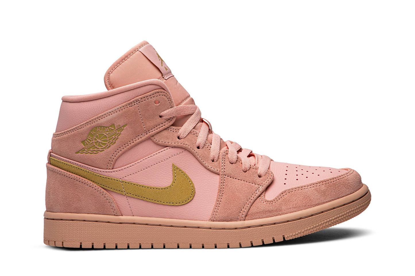 Air Jordan 1 Mid 'Coral Gold' 852542-600