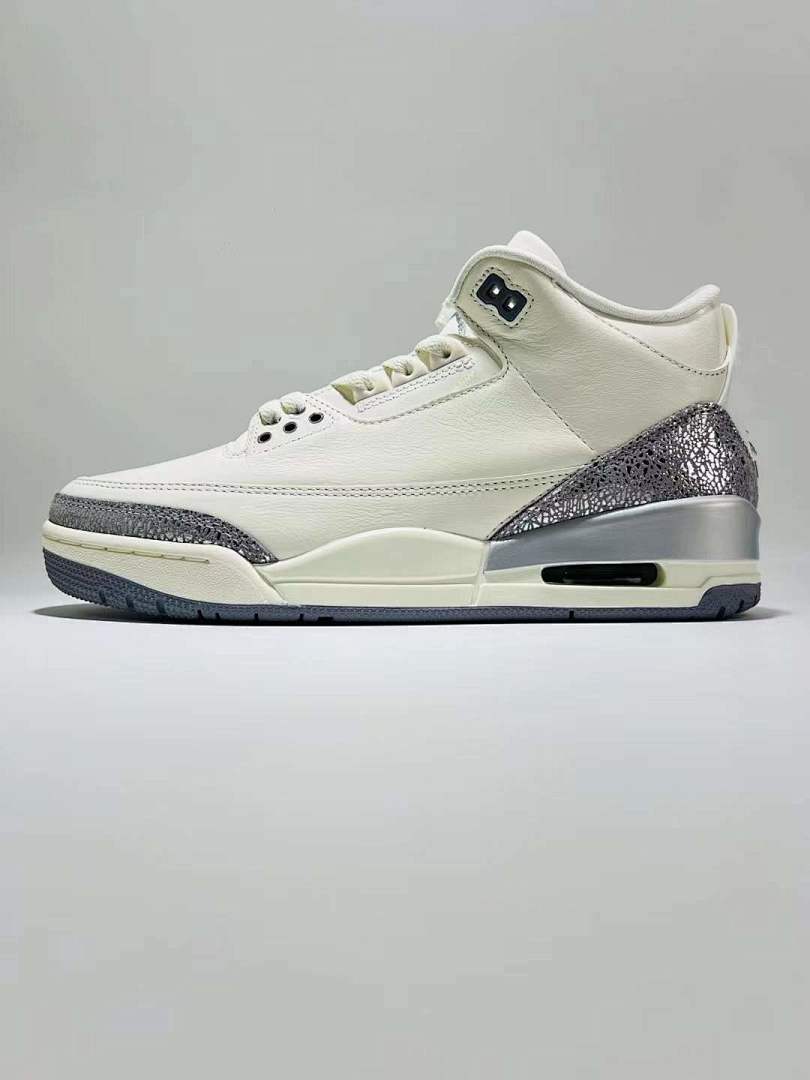 Nike Air Jordan 3 Retro Craft Ivory Cement Grey Sneakers FJ9479-100