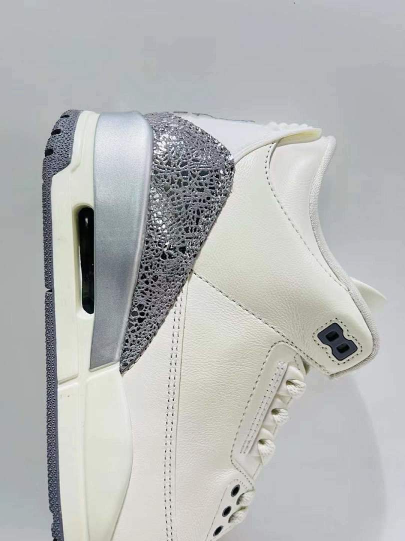 Nike Air Jordan 3 Retro Craft Ivory Cement Grey Sneakers FJ9479-100