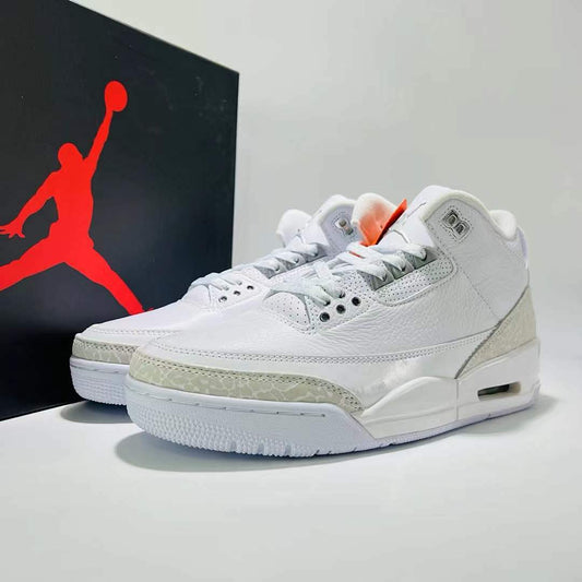Nike Air Jordan 3 Retro "White Cement Reimagined" Men's Sneakers - White/Cement Grey/Sail Basketball Shoes DN3707-100