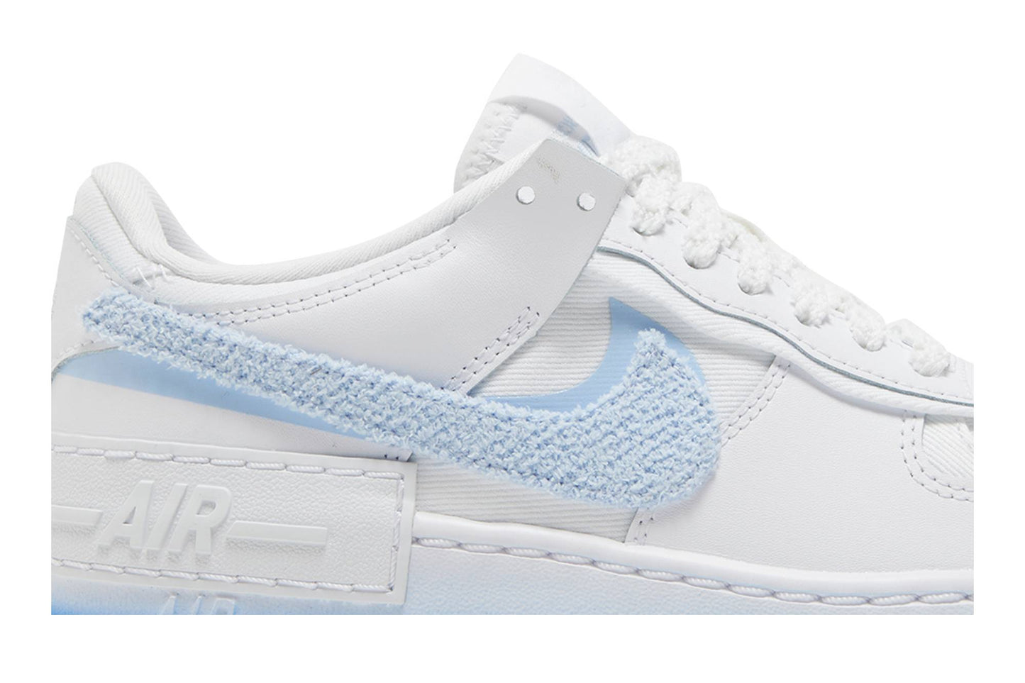 ( Women ) Nike Air Force 1 Shadow 'Chenille Swoosh – Blue Tint' FJ4567-100