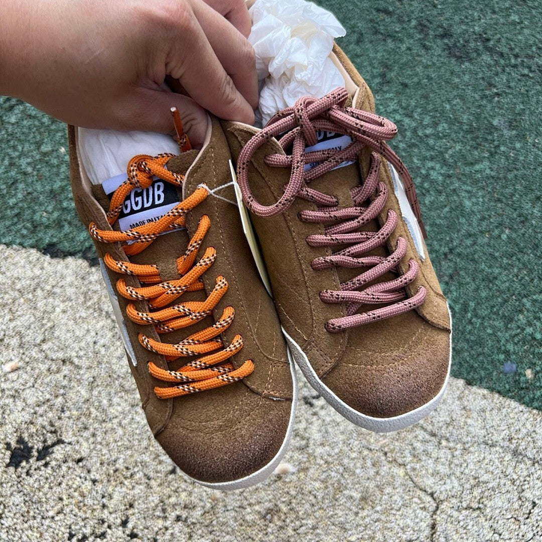 Golden Goose Stardan Brown Suede White Star Sneakers