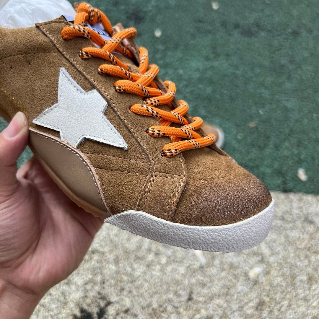 Golden Goose Stardan Brown Suede White Star Sneakers