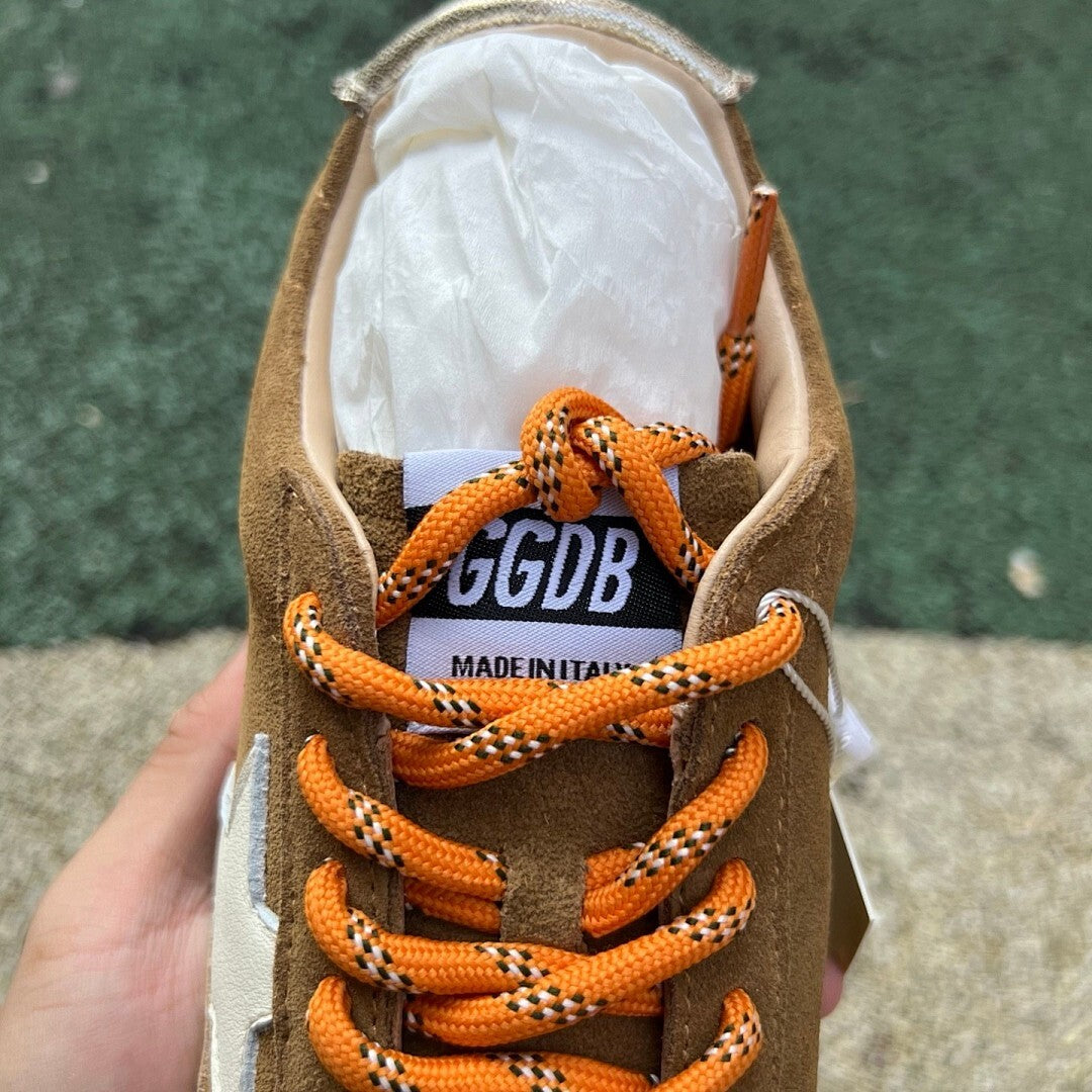 Golden Goose Stardan Brown Suede White Star Sneakers