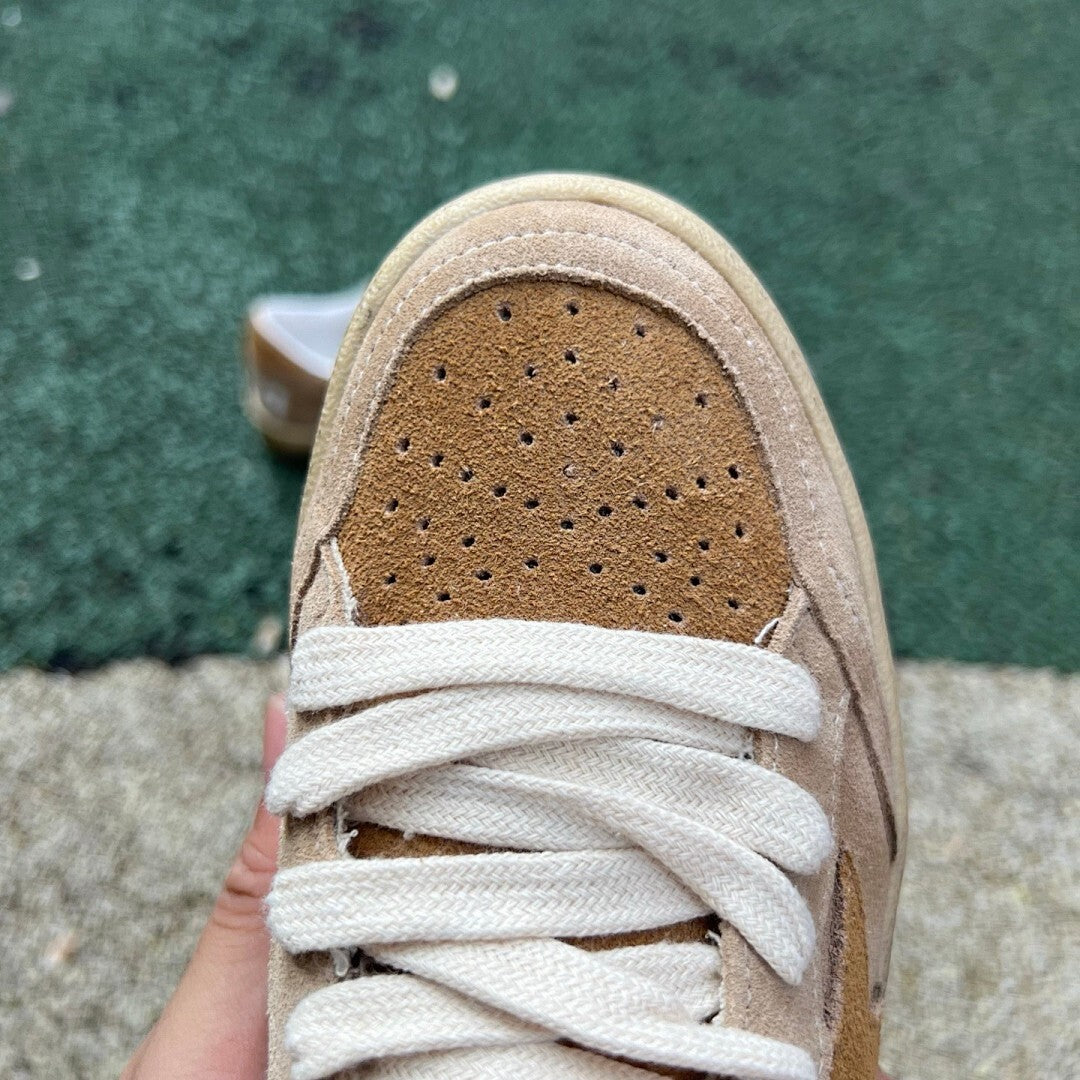 Golden Goose Ball Star Sand Suede Low-Top Sneakers
