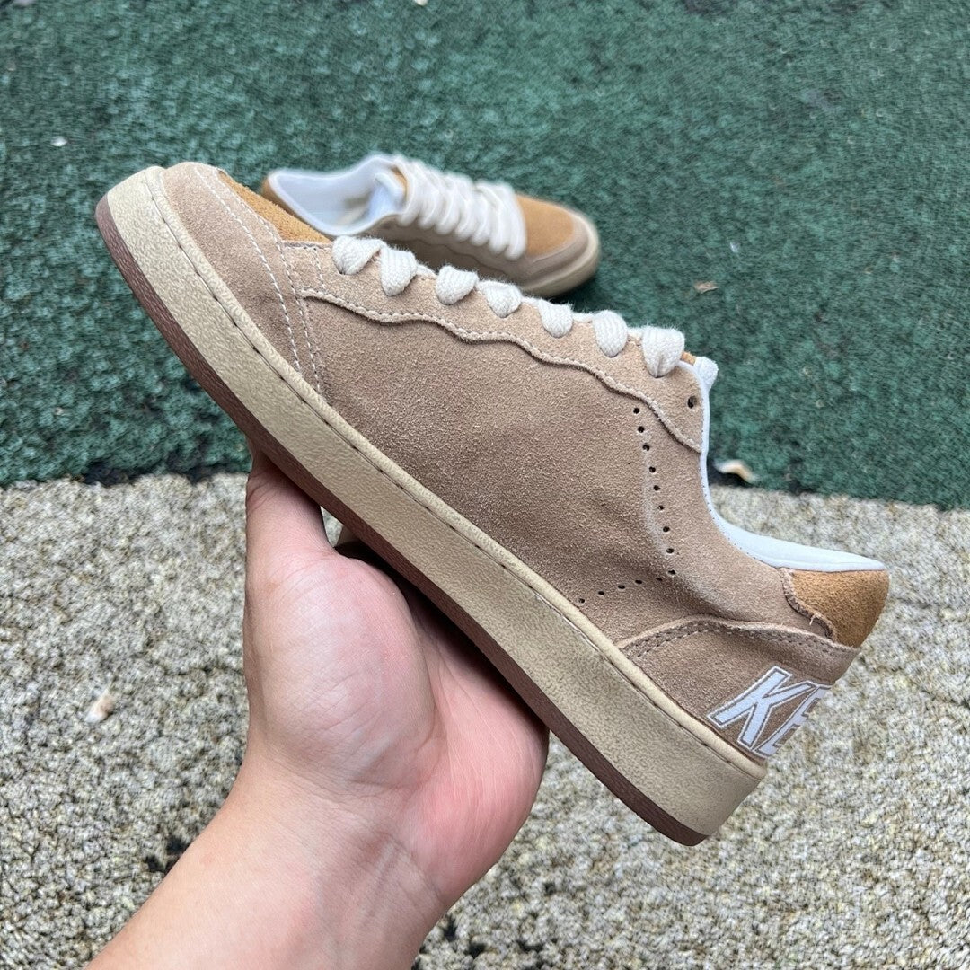 Golden Goose Ball Star Sand Suede Low-Top Sneakers