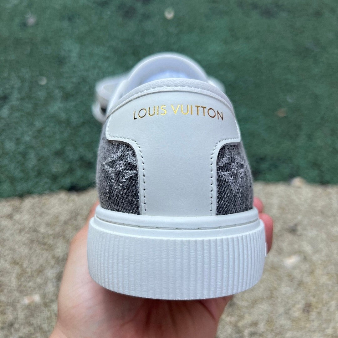 Louis Vuitton Frontrow Sneaker Monogram Denim Grey