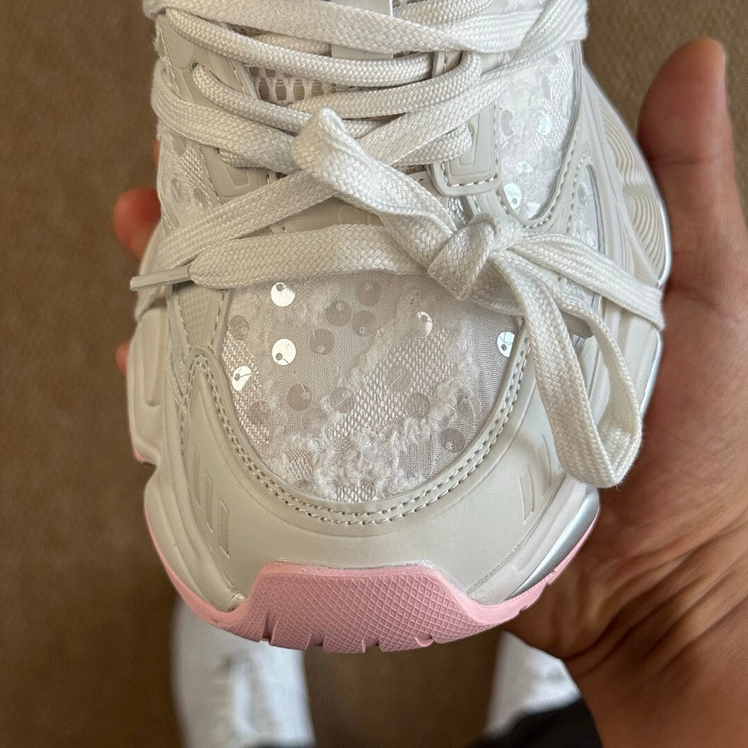 Dior B33 Sneaker Beige and Pink 3SN290ZNN_H167
