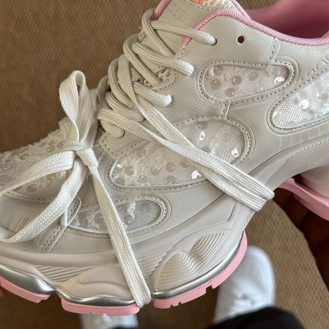 Dior B33 Sneaker Beige and Pink 3SN290ZNN_H167