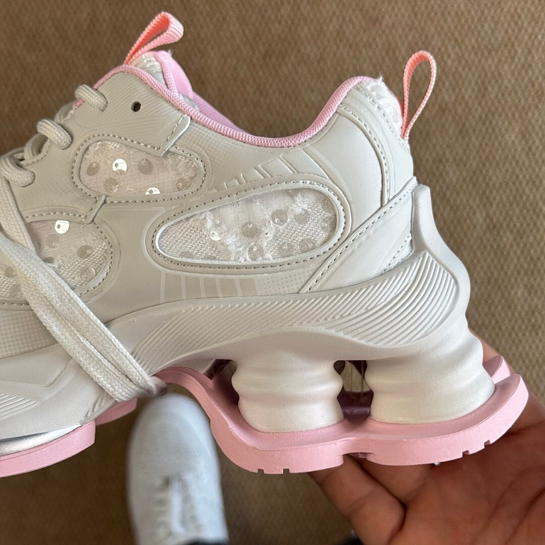 Dior B33 Sneaker Beige and Pink 3SN290ZNN_H167