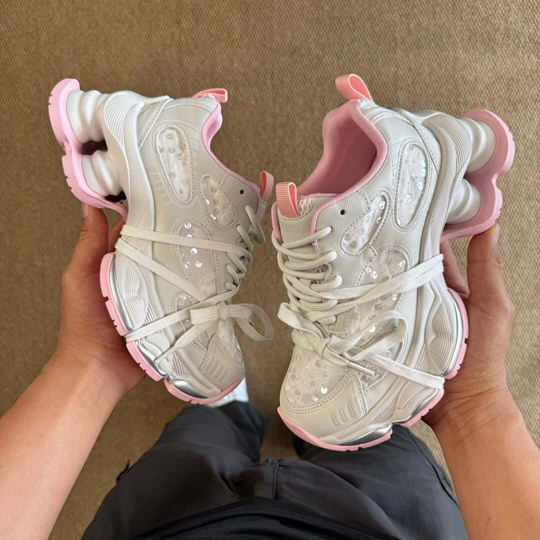 Dior B33 Sneaker Beige and Pink 3SN290ZNN_H167