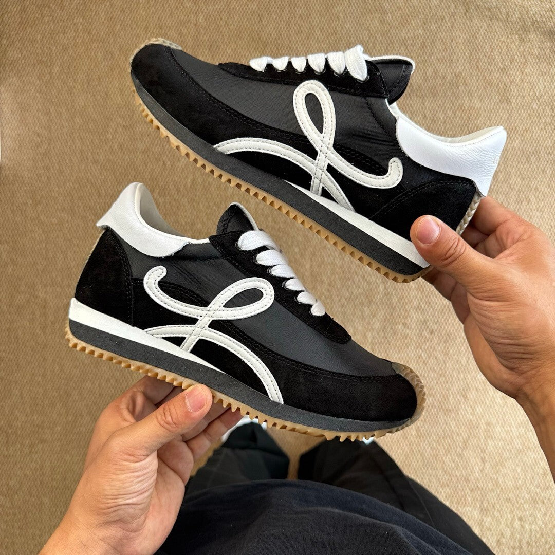 Feiyue Delta Low Black White Gum Sole Sneakers