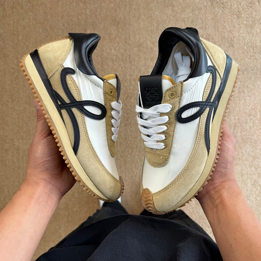 Loewe Flow Runner Sneakers White Beige Black