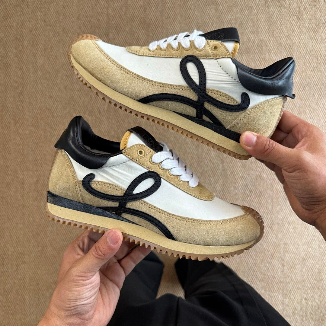Loewe Flow Runner Sneakers White Beige Black