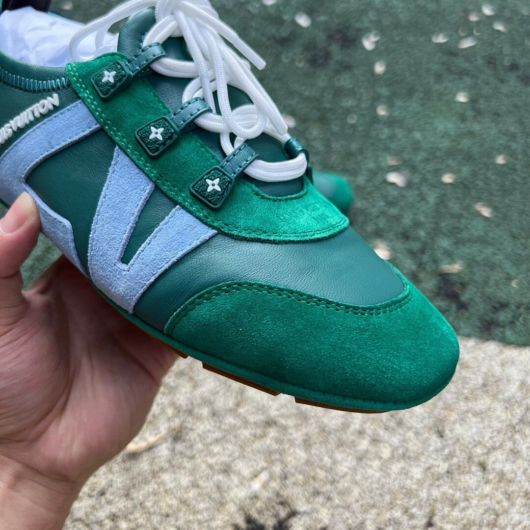 Louis Vuitton Run Away Sneaker Green Blue