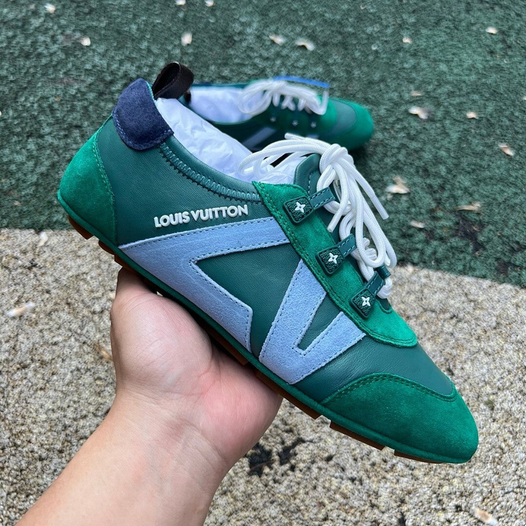Louis Vuitton Run Away Sneaker Green Blue