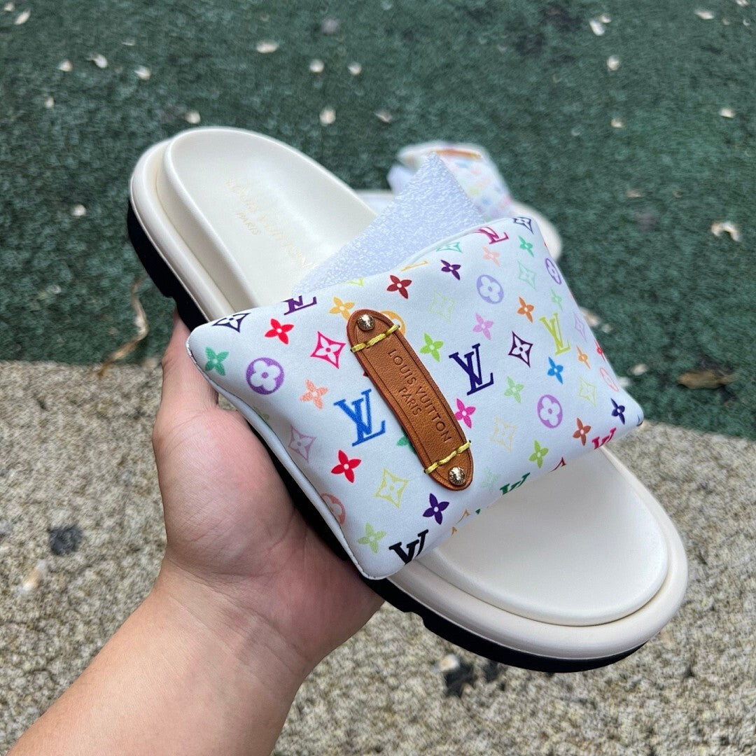 Louis Vuitton Pool Pillow Comfort Slide Sandal Multicolor Monogram