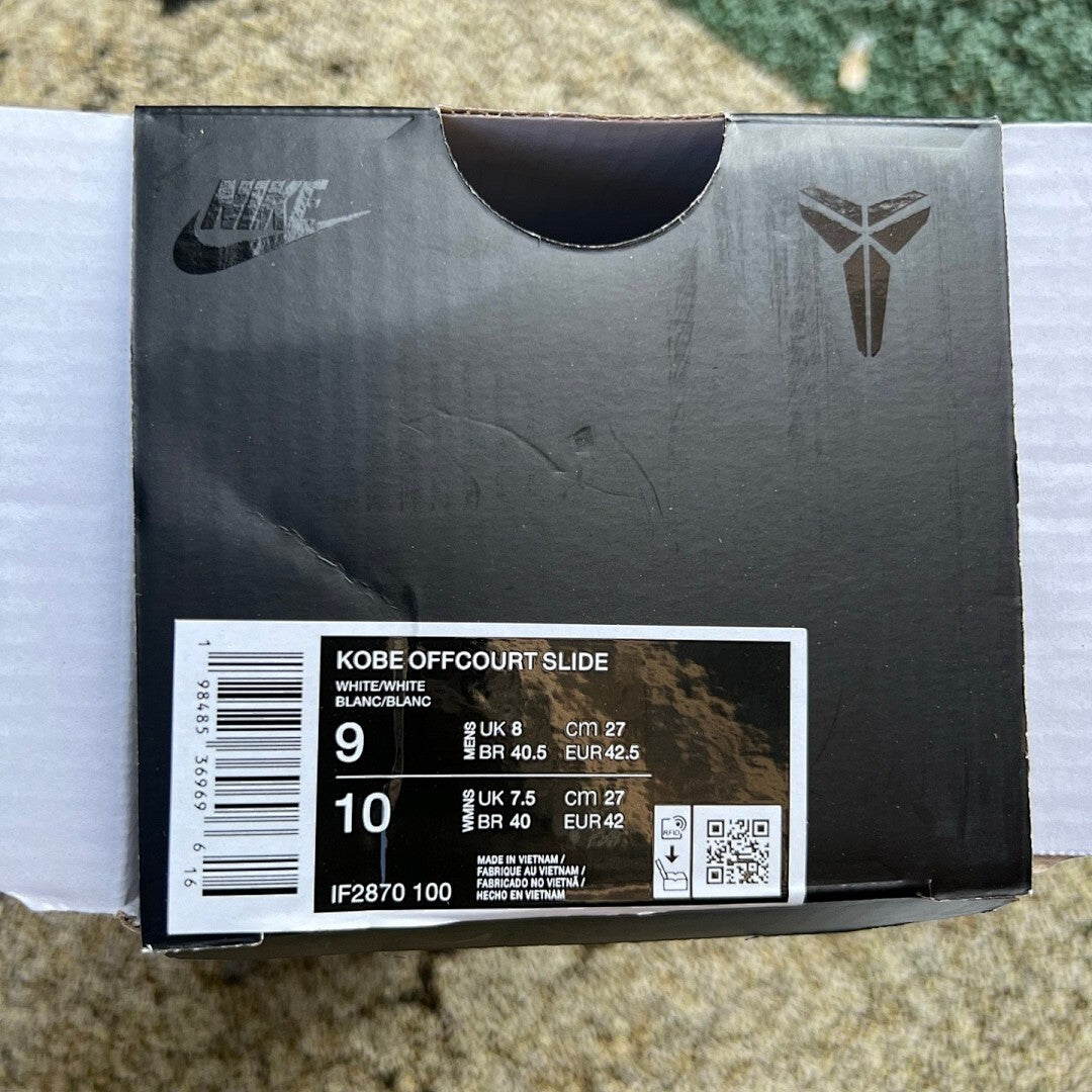 Nike Kobe Mamba Fury Slide White CJ0939-100