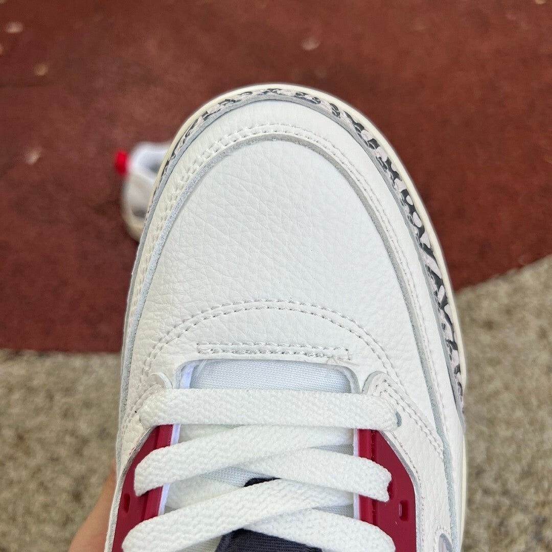 Jordan Spizike Low White True Red Cement Grey Sail