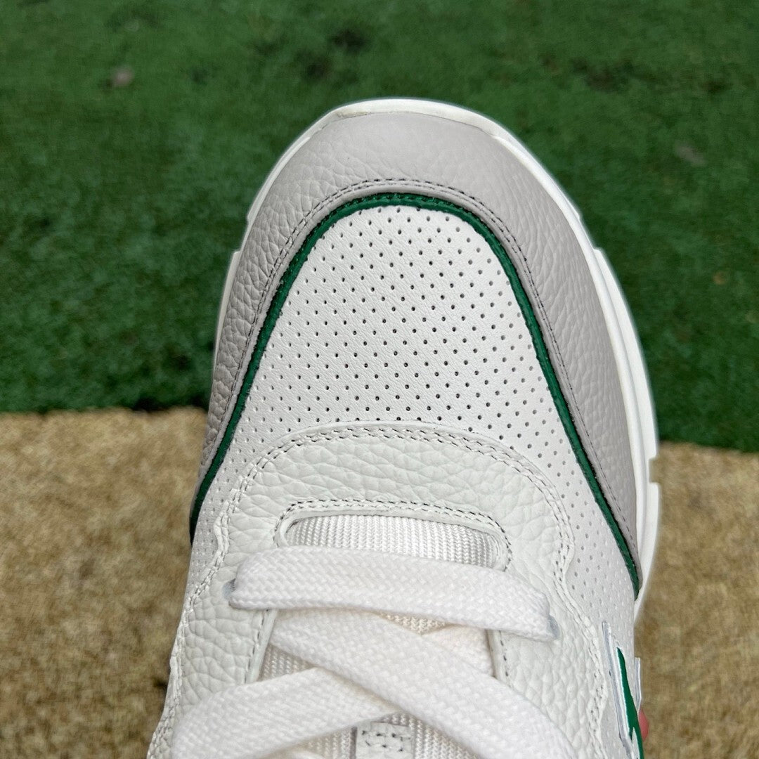 Louis Vuitton LV Trainer Sneaker White Green Grey