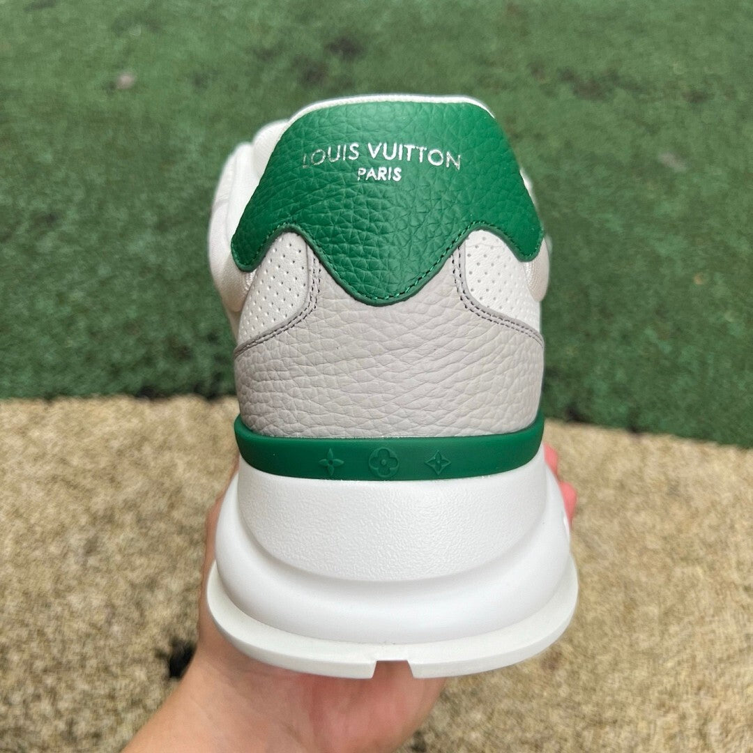 Louis Vuitton LV Trainer Sneaker White Green Grey