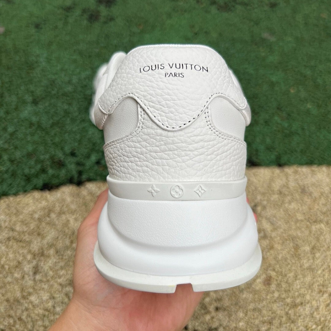 Louis Vuitton LV Runner Sneaker White Leather Black LV Monogram