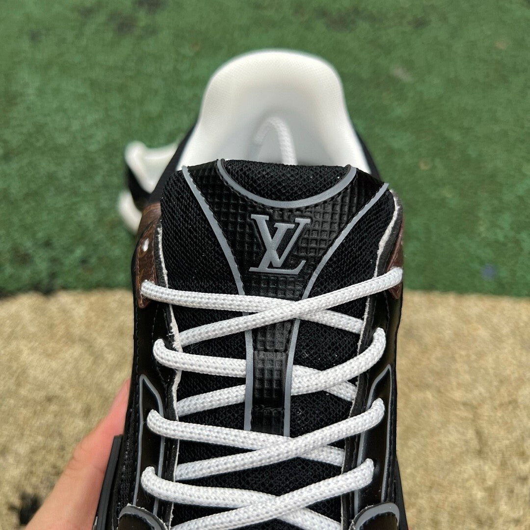 Louis Vuitton Run Away Pulse Sneaker Black Monogram 1A4Q2N